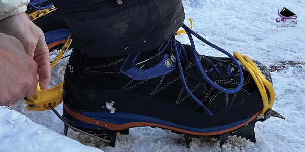 راهنمای بستن کرامپون